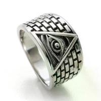 ราคา แหวนสแตนเลส ดีไซน์ Eye of God เครื่องประดับแฟชั่นสำหรับผู้ชาย มีไซส์ 7-13 (1732314722852243404)