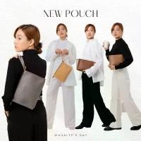 ราคา Waralee's Day - New Pouch กระเป๋าถือคล้องมือ หนังนิ่ม (ใส่โทรศัพท์ ใส่เงิน คล้องมือ คล้องแขน) ที่นิยมมากที่สุด (1731814222367262134)