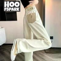 ราคา กางเกงยีนส์สีขาวครีม Hoo Fspark สำหรับผู้หญิง บาง เอวสูง ทรงหลวมและกระชับสัดส่วน ทรงตรง ขากว้าง กางเกงม็อบ Jean Clothing เสื้อผ้า Women กางเกง y2k acne jeans ขาเดฟเฮฟวี่ ยายจื (1731597567890917614)