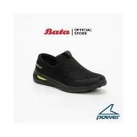 ราคา Bata Power Men's Sport Walking Shoes รองเท้าผ้าใบสนีคเคอร์สำหรับเดินของผู้ชาย รุ่น DD100 Slip On สีดำ 8186749 (1729513627140917914)