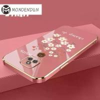 ราคา เคสโทรศัพท์สำหรับ Motorola MOTO E7 MOTO E7 Plus XT2081-1 XT2081-2 เคสโทรศัพท์ตรง 6D เปลือกนิ่มชุบด้วยไฟฟ้า + ดอกเบญจมาศลายจุด Fleur champ de หรูหรา คุณภาพสูง การป้องกันใหม่ ดีไซน์ใหม่ (172963214918566