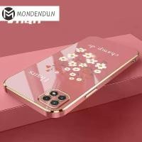 ราคา เคสสำหรับ SAMSUNG Galaxy A22 5G F42 5G เคสโทรศัพท์ตรง 6D เปลือกนิ่มชุบด้วยไฟฟ้า + ดอกเบญจมาศลายจุด Fleur champ de soft หรูหรา คุณภาพสูง การป้องกันใหม่ ดีไซน์ใหม่ (1729632150772812734)