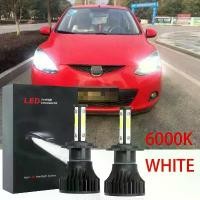 ราคา ไฟหน้า, สำหรับ Mazda 2 De Sedan, 2007-2014, LED สว่าง, สีขาว 6000K, โคมไฟตัวแปลงไฟ 12-32V, 2 ชิ้น / ชุด (1731460509660448008)