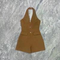 ราคา ชุดจั้มสูท Bellita Brand สีน้ำตาลเข้ม พร้อมส่ง (1731856568059136116)