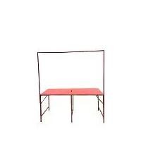 ราคา Sun Brand โต๊ะพับเหล็ก โต๊ะพับขายของ ตลาดนัดพร้อมโครงเหล็กแขวนป้ายโต๊ะขายของมีที่แขวน 180 ซม. สีแดง (1731273496895654128)