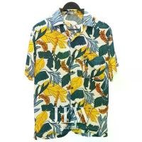 ราคา เสื้อฮาวาย ลายต้นกล้วย เขียว ผ้านิ่ม M L XL Oversize คอฮาวาย JLW BRAND ขายร้อน (1731800627254495111)