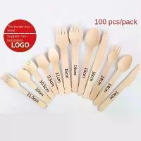 ราคา 100 ชิ้น ช้อนไม้แบบใช้แล้วทิ้ง มินิไอศกรีม เครื่องใช้บนโต๊ะอาหารห้องครัวปลอดภัย ใหม่ ไม้ Western Dessert Scoop งานแต่งงานขนาดเล็ก (1732354387171771964)