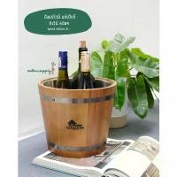 ราคา Wood chiller 6L. ถังแช่ไวน์ แช่เบียร์ ทำจากไม้จามจุรี ด้านในเป็นสแตนเลส ร้านอาหาร โรงแรม สินค้าพร้อมส่งจากไทย (1732277778559502111)