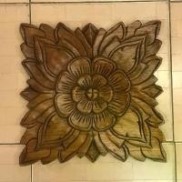 ราคา งานไม้แกะสลัก งานฝีมือ ไม้สัก แผ่นไม้แกะสลัก ขนาด 30 ซม. สำหรับตกแต่งผนัง Wood Carving For Decoration(มี 2 แบบให้เลือก) สินค้าแนะนำ (1731843398359942807)