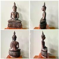 ราคา พระไม้แกะสลัก พระไม้ ปางสมาธิ ปางตรัสรู้ ไม้แกะสลักแท้ หน้าตัก 6”นิ้ว พระพุทธรูป carved wooden amulet. (1731544901633278978)