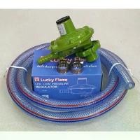 ราคา Lucky Flame รุ่น L-326P หัวปรับแรงดันแก๊สสำหรับถังแก๊สขนาด4 kg ได้ทุกยี่ห้อ พร้อมสายแก๊ส 2 เมตร ตัวรัดสาย 2 ตัว ขายดี (1731916144005841928)