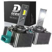 ราคา หลอดไฟ LED ไฟหน้ารถ, D SERIES, D1S, D3S, D2R, D2S, D4R, D4S, D5S, D8S, ไฟเทอร์โบ, 6000K, 70W, ปลั๊กแอนด์เพลย์โคมไฟอัตโนมัติ, ชุดแปลง HID (1732129666166327133)