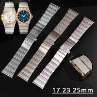 ราคา สร้อยข้อมืออุปกรณ์เสริมนาฬิกา สำหรับ Omega Constellation Series 17 23 25mm โซ่กันน้ำ สำหรับผู้ชายและผู้หญิง สายเหล็กแม่นยำแข็ง (1730194868398557534)