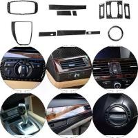 ราคา ฝาครอบตกแต่งภายใน, วัสดุคาร์บอนไฟเบอร์, ชุด 12 ชิ้น, สำหรับ BMW 5 Series E60, ปี 2004-2010 (1732298060513183606)