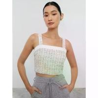 ราคา [Pomelo] เสื้อแขนกุดผ้าทวีต / Tweed Tank Top (1729656793961171035)