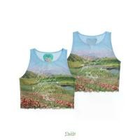 ราคา DADDY | Broken girl tank top เสื้อกล้ามแขนกุด ผ้าตาข่าย พิมพ์ลายสุดน่ารัก สินค้าขายดี (1731846084975625480)