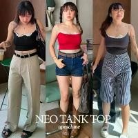 ราคา Upeachme - Neo tank top เสื้อสายเดี่ยวแต่งขอบลูกไม้ (สายปรับได้ มีฟองน้ำในตัว) แนะนำ (1731721598090577242)