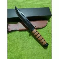 ราคา ขายดีประจำเดือนนี้ อุปกรณ์พกพาเดินป่ามีดพก มีดเดินป่า KA-BAR KNIVES (USMC)พร้อมชองหนัง มีดพกเดินป่า (1731893486610581242)