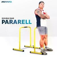 ราคา MERRIRA บาร์ Parallel Double Bar TW-20 บาร์คู่ตั้งพื้น Dip Bar มียางกันลื่น ใช้เป็นบาร์เดี่ยวได้ (1729814022949079728)