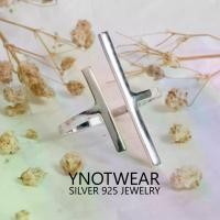 ราคา แหวนเงิน 2 Bar Polished Ring แหวนแฟนชั่น Silver 925 ขัดเงา งาน Handmade ผลิตในไทย (1732107852602248158)