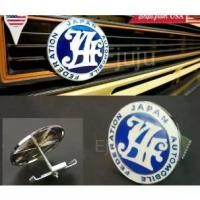 ราคา Blue JAF Japan Automobile Federation Front Grill Badge Car JDM Emblem 9cm JAF Logo โลโก้ติดกระจังหน้าแต่งรถยนต์โตโยต้า (1732017321530131805)
