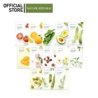 ราคา [COD] NATURE REPUBLIC REAL NATURE MASK SHEET มาส์กหน้า มาส์กแผ่น (1731274959479997572)