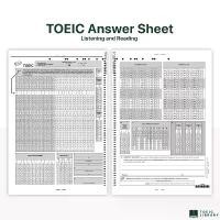 ราคา กระดาษฝนคำตอบโทอิคแบบที่ใช้สอบจริง TOEIC Answer Sheet (OFFICIAL) บล็อกบัสเตอร์ (1731290973010757547)