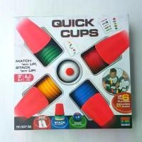 ราคา Quick Cup เกมเรียงแก้วสี ตามการ์ดสำหรับเด็ก quick cups ของเล่นเสริมพัฒนาการ เกมเสริมทักษะ speed cups (1731659507395495372)