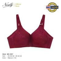 ราคา [พร้อมส่ง] NEWY BRA เสื้อชั้นในไร้โครง เสื้อในคนแก่ ประดับลูกไม้ รุ่น 2301 ยกทรงแบรนด์ไทย Full cup ฟองบาง (1732000788987937924)