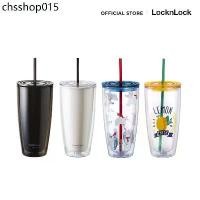 ราคา LocknLock แก้วพลาสติก 2 ชั้นพร้อมหลอด Double Wall Cold Cup รุ่น HAP507 (1732143417309103580)