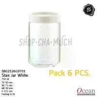 ราคา สินค้าแนะนำ -1 ออเดอร์/ 1 แพ็ก- โหลแก้ว ขวดโหลแก้ว ฝาสี STAX JAR 750 ml Ocean 1B02526 - 1 Pack มี 6 ใบ (1731604653940311455)