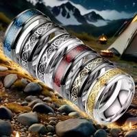 ราคา แหวนลายมังกร สไตล์อินเทรนด์ แหวนคู่ฮิปฮอป วัสดุ Ac jewelry mystery jar แหวน หยก (1731939124362774332)