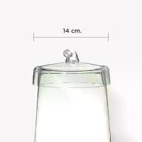 ราคา JJGLASS - (LYNX) JAR WITH COVER 104 - โหลแก้ว แฮนด์เมด พร้อมฝาแก้ว เนื้อใส (1729601228168661940)