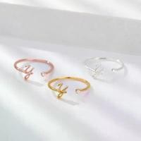 ราคา แหวนตัวอักษร 26 ตัวอักษร AZ ชุบทอง 18k แหวนนิ้วสร้างสรรค์ Unisex เครื่องประดับขายส่ง กรอบ ลูกอม jewelry mystery jar พ ร ะ ป ิ ด ต า ห ล ว ง ป ู ่ ศ ิ ล า 18 (1731197946150487289)