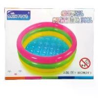 ราคา สระว่ายน้ำเป่าลมทรงกลม ขนาด 60 CM เหมาะสำหรับเด็กเล็ก ใช้อาบน้ำพกพาสะดวก Baby Bath Tub Crystal Swimming Pool by Sainteve (1732504586221619121)