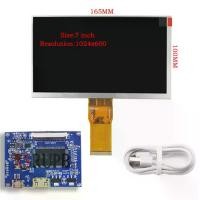 ราคา จอ LCD แสดงหน้าจอ 7 นิ้ว 1024*600, มินิ HDMI-ที่รองรับ, เหมาะสำหรับ Lattepanda, Raspberry Pi, กล้วย, พีซี, บอร์ดควบคุมไดรเวอร์ (1732306847611979713)