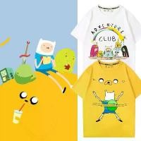 ราคา [cod]ผ้าฝ้ายพิมพ์ลายการ์ตูน Adventure Time Adventure Time Abao และ Old Pi Abao เสื้อยืดคู่รักที่ปรับแต่งได้ (1732414251372086975)