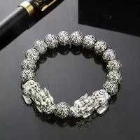 ราคา สร้อยข้อมือชาติพันธุ์, เงินทิเบต, สร้อยข้อมือ Pi Xiu ผู้ชาย, สร้อยข้อมือออบซิเดียน (1729845763415705698)