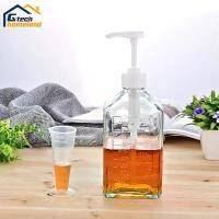 ราคา HSDAUY บล็อกบัสเตอร์ ขวดใส่น้ำเชื่อม 1100 ml หัวปั๊ม10cc ขวดปั๊มไซรัป ขวดแก้วปั้มน้ำเชื่อม หัวปั้มน้ำเชื่อม ขวดกดน้ำเชื่อม มือกด ฟรุกโตสโดเซอร์ Hand pressing sugar bottle (1732402709972354757)