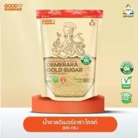 ราคา น้ำตาลทรายเกล็ดสีทอง สีน้ำตาลดีเมอร์ราร่าโกลด์ Demerara gold sugar หอมกลิ่นอ้อย น้ำตาลทรายไม่ขัดสี 800 กรัม (1731974589102261931)