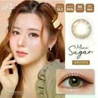 ราคา คอนแทคเลนส์ รุ่น Mini Sugar สีเทา/ตาล/ฟ้า/เขียว/ม่วง Gray/Brown/Blue/Green/Violet มีค่าสายตาปกติ (0.00) เปลี่ยนแทนทุกเดือน (1729592483590342757)