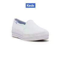 ราคา KEDS รองเท้าผ้าใบ มีส้น รุ่น TRIPLE DECKER CANVAS สีขาว ( WF67006 ) (1731853611678730396)
