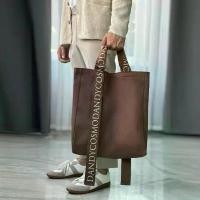 ราคา DANDY COSMO | [3สี] กระเป๋าผ้าแคนวาส Canvas Adjustable Handle Bag DANDY COSMO กระเป๋าสะพายข้าง (1729903910885362197)