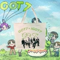ราคา NEW กระเป๋าผ้าแคนวาส ถุงผ้า " GOT7 " ลูกนก IGOT7 กลับไปคอนเสิร์ต CONCERT IN BANGKOK Girl's Canvas Tote Bag #GT06 (1731365411689235601)