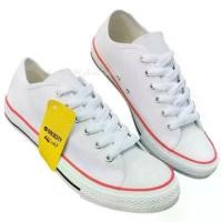 ราคา Gold City Classic canvas สีขาวแดง รองเท้าผ้าใบ Size 35-45 (1729588674420050173)