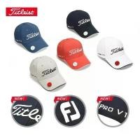 ราคา หมวกกอล์ฟ Titleist ProV1 2024 golf cap with Golf Ball Marker (1732161197315885187)