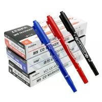 ราคา 5แท่ง ปากกา Permanent สำหรับเขียนซอง ไปรษณีย์พลาสติก CD MARKER (กันน้ำ) มาร์คเกอร์2หัว เขียนพลาสติก/เหล็ก/ไม้/ผ้า/หนัง (1729613768700496556)