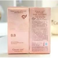 ราคา บีบีหอย รองพื้น Clever cat BB Snail whitening blemish balm cream 50 ml. (1731765437788293597)