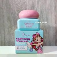 ราคา ครีมรักแร้เพียว Pure ครีมทารักแร้สูตรใหม่ รักแร้นางฟ้า Underarm Treatment smooth & Whitening Cream ขนาด 50 กรัม พร้อมส่ง (1732136248565794118)