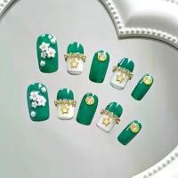 ราคา MooreChro Fake Nails, Finished Gel, Long Shape In The Middle Of The Event, Ready To Deliver, Free Glue+rasp (1732065743430780698)